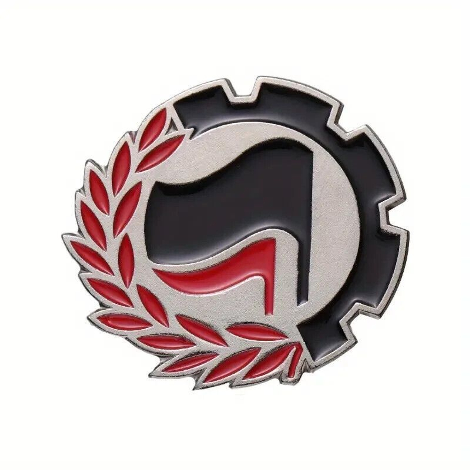 Antifa Enamel Pin Hat Lapel Anti-Racist Badge Brooch Anti-Fascist Left-Wing Antifa Enamel Pin Hat Lapel Anti-Racist Badge Brooch Anti-Fascist Left-Wing