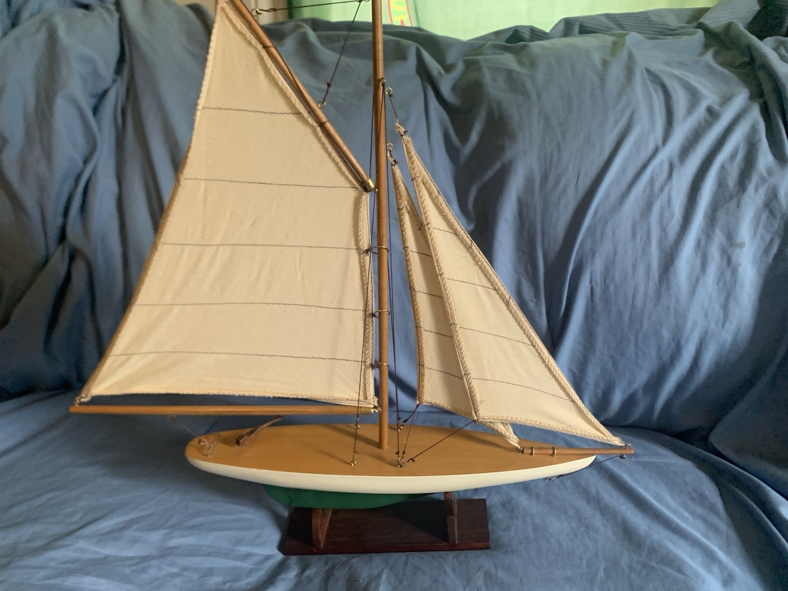 Vintage Wooden Sailboat Vintage Wooden Sailboat