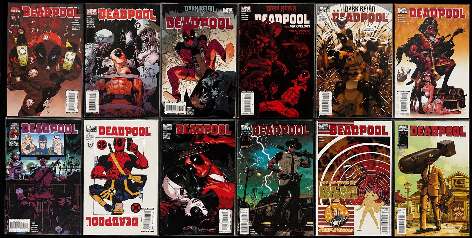 Deadpool Vol. 4 #4 5 6 8 11 14 15 16 18 22 29 35 Lot of 12 VF Marvel 2008-2011