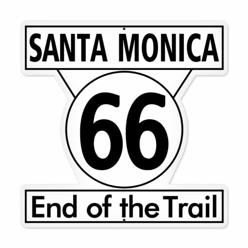 ROUTE 66 SANTA MONICA END OF THE TRAIL 16\ ROUTE 66 SANTA MONICA END OF THE TRAIL 16\