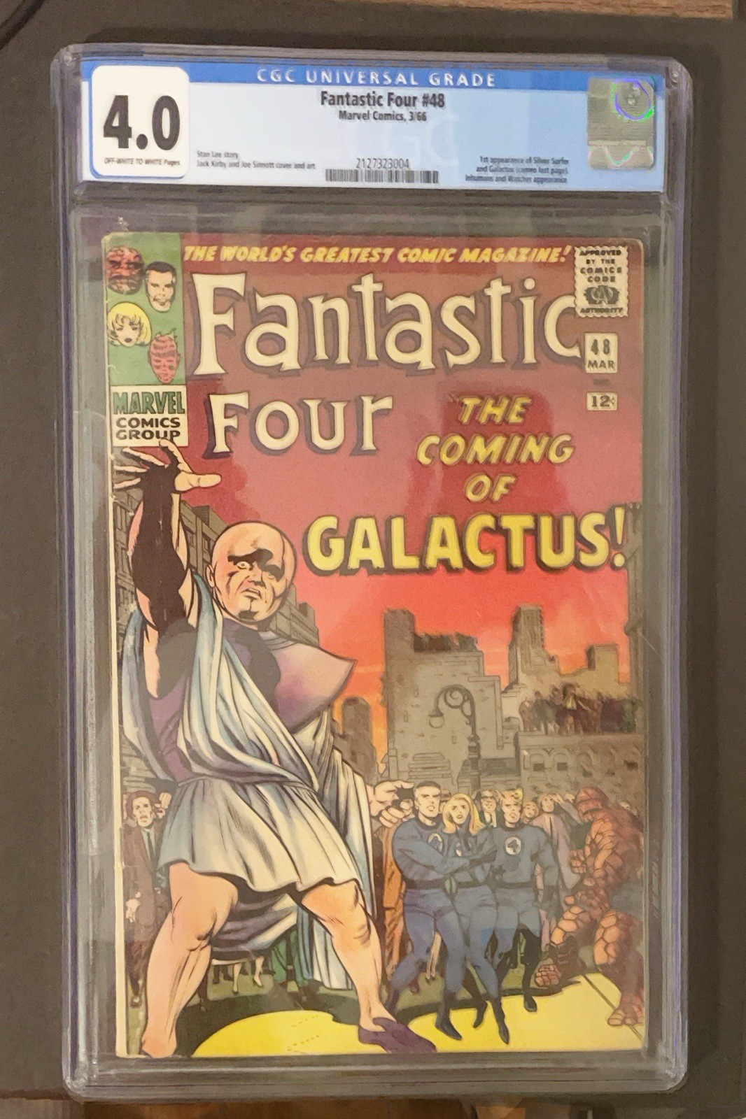 Fantastic Four #48 CGC 4.0, First Appearance SILVER SURFER, Marvel 1966
