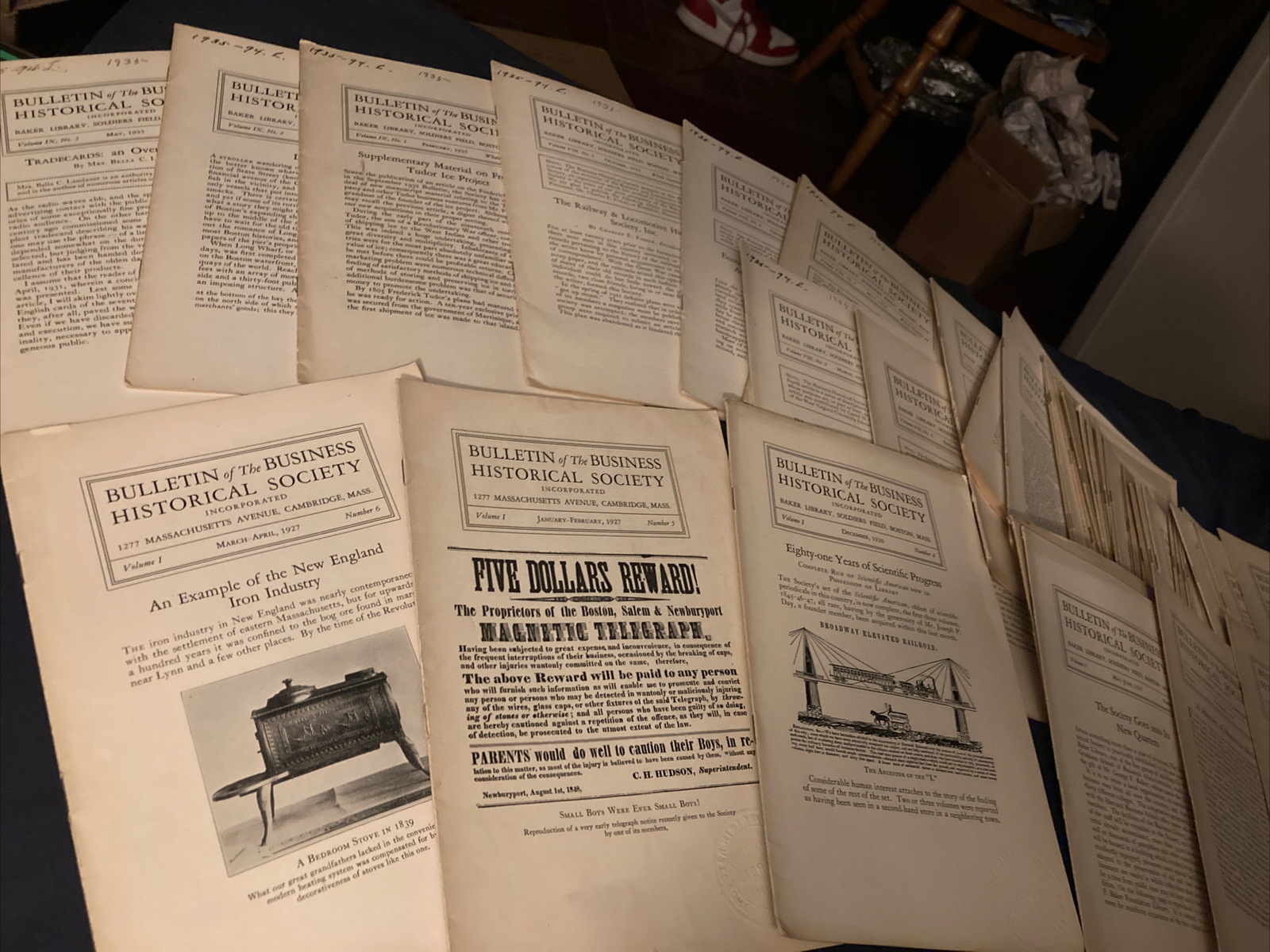 (50) 1926-1935 Business Historical Society Booklet George Baker Library Boston