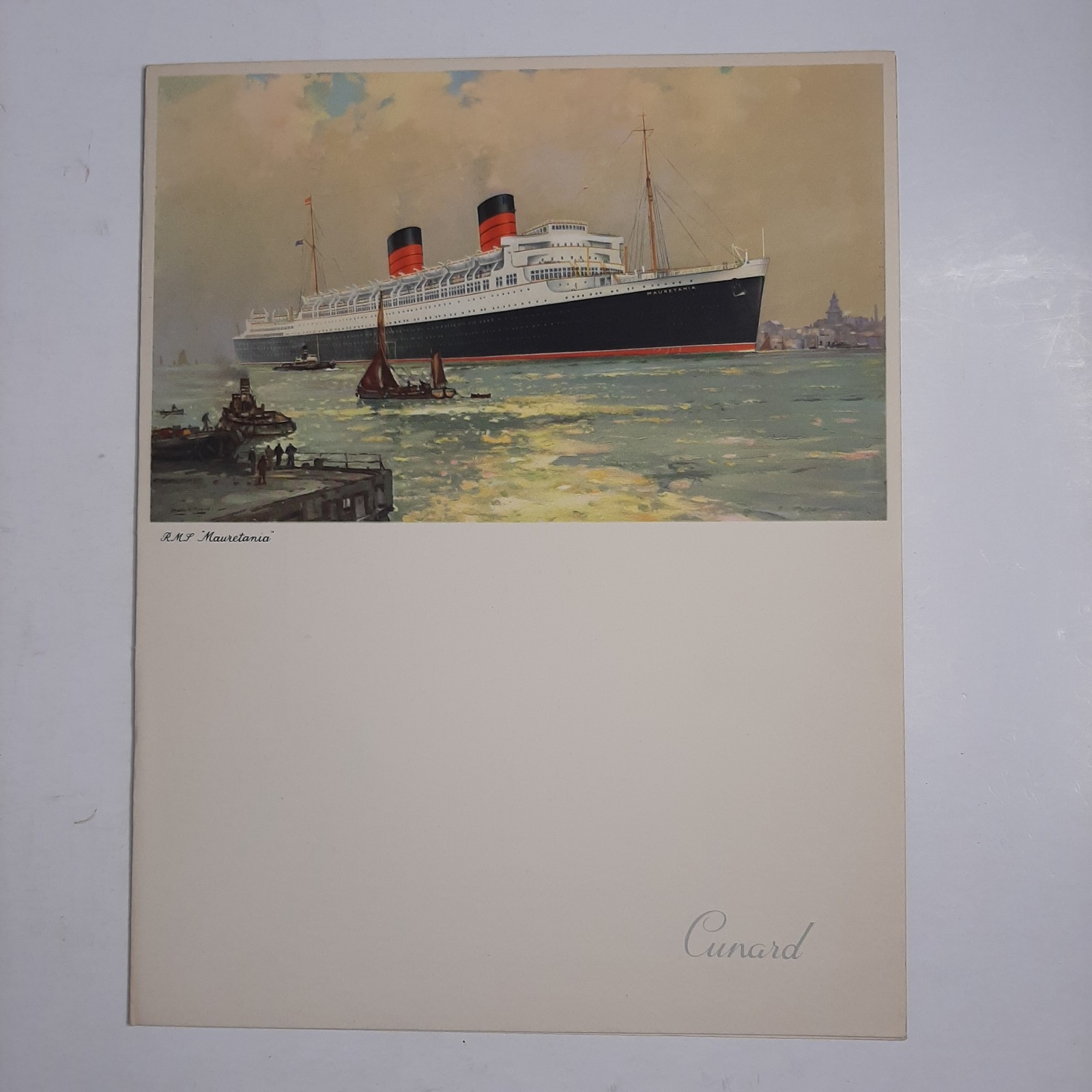 MBH64 Cunard Gala Dinner Menu Sept. 22, 1956 RMS MBH64 Cunard Gala Dinner Menu Sept. 22, 1956 RMS