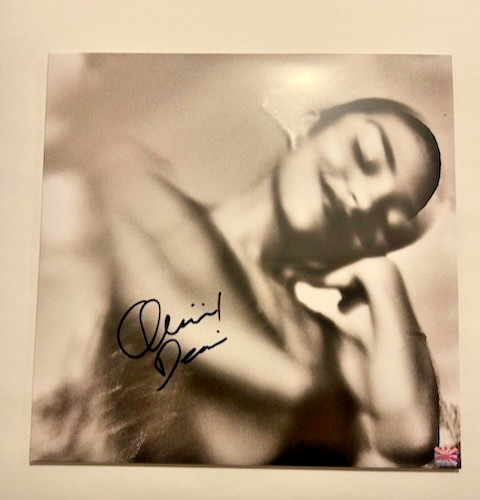 OLIVIA DEAN ART OF LOVING AUTOGRAPHED VINYL RECORD ALBUM NEW