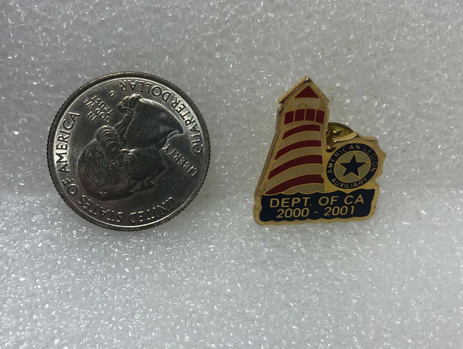 2000-01 American Legion Auxiliary Dept Of CA Lighthouse Pin