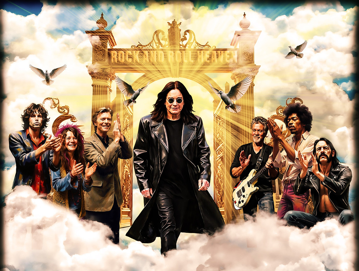 Ozzy Osbourne Prince of darkness High Quality Magnet 4 in by 4 in 958