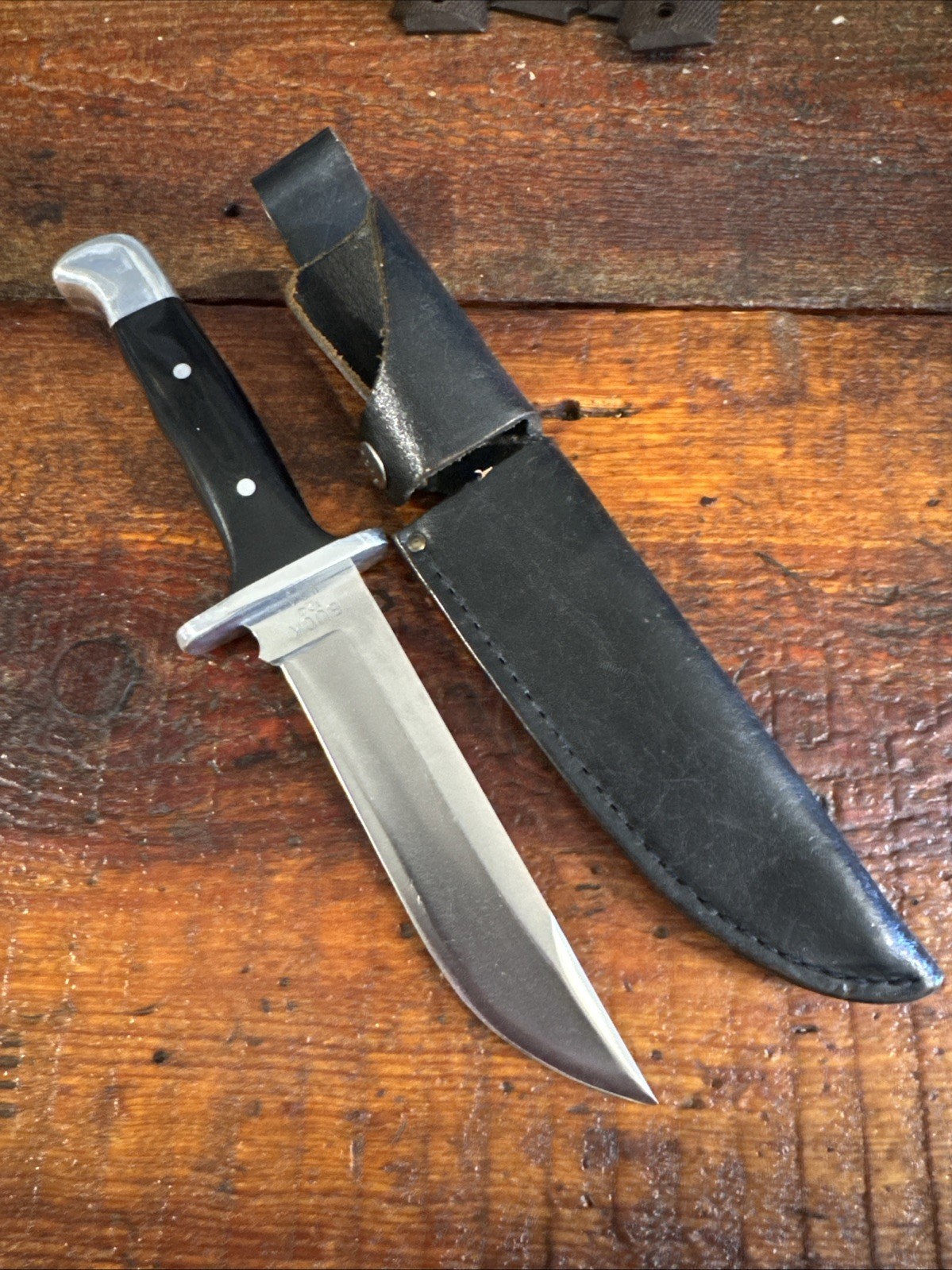 Vintage Pre Date Buck USA 124 Frontiersman with Original Sheath.