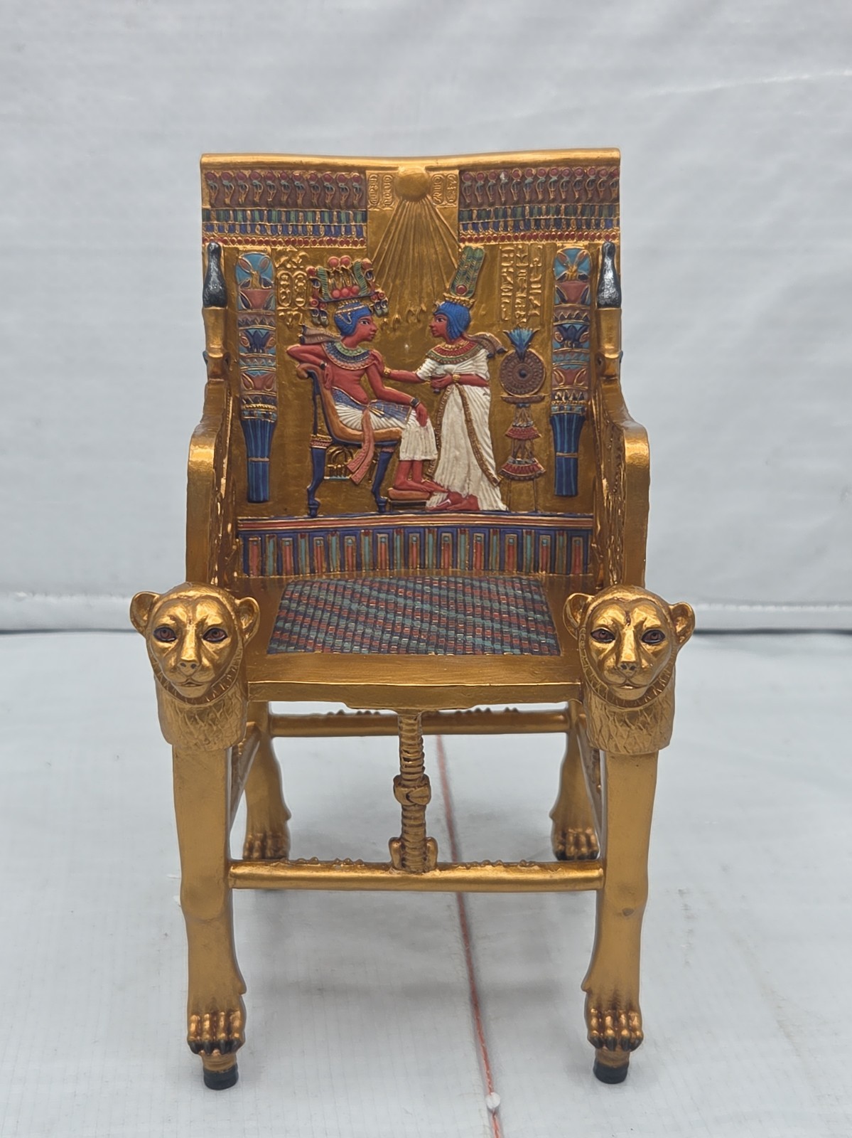 Vintage 2001 Veronese Design King Tut Throne Statue Pacific Giftware 5390 Vintage 2001 Veronese Design King Tut Throne Statue Pacific Giftware 5390