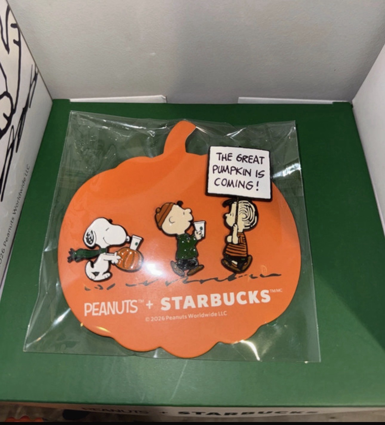 Starbucks X Snoopy 3 Piece Enamel Pin Set