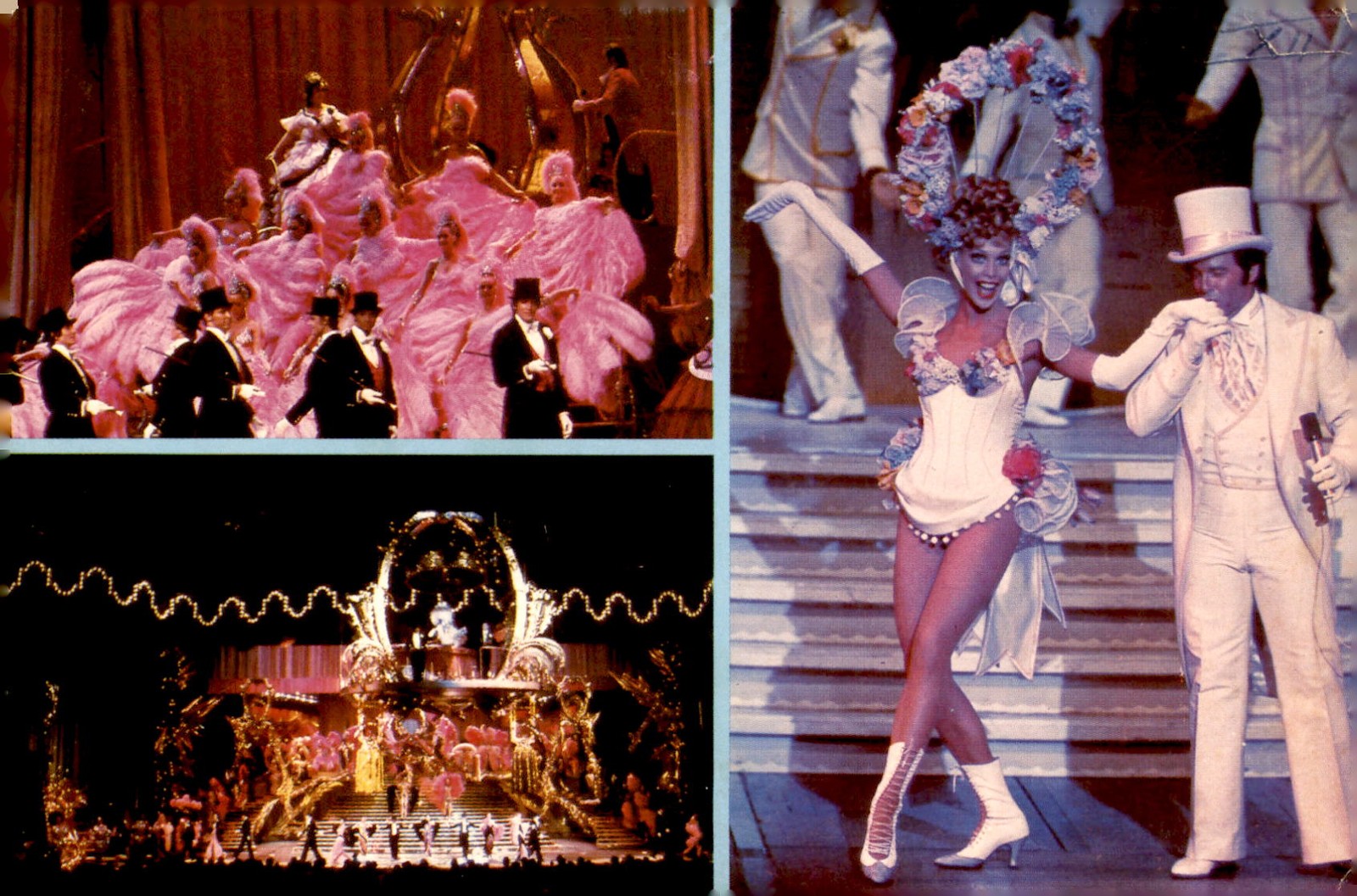 MGM Grand Hotel Las Vegas, Hallelujah Hollywood Show, 1970s Postcard
