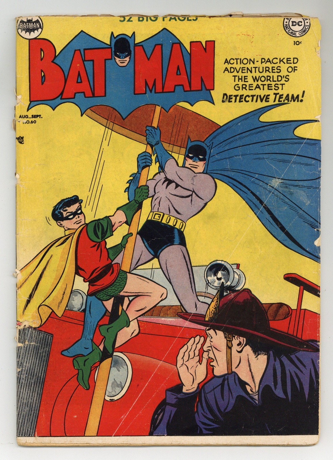 Batman #60 GD+ 2.5 1950