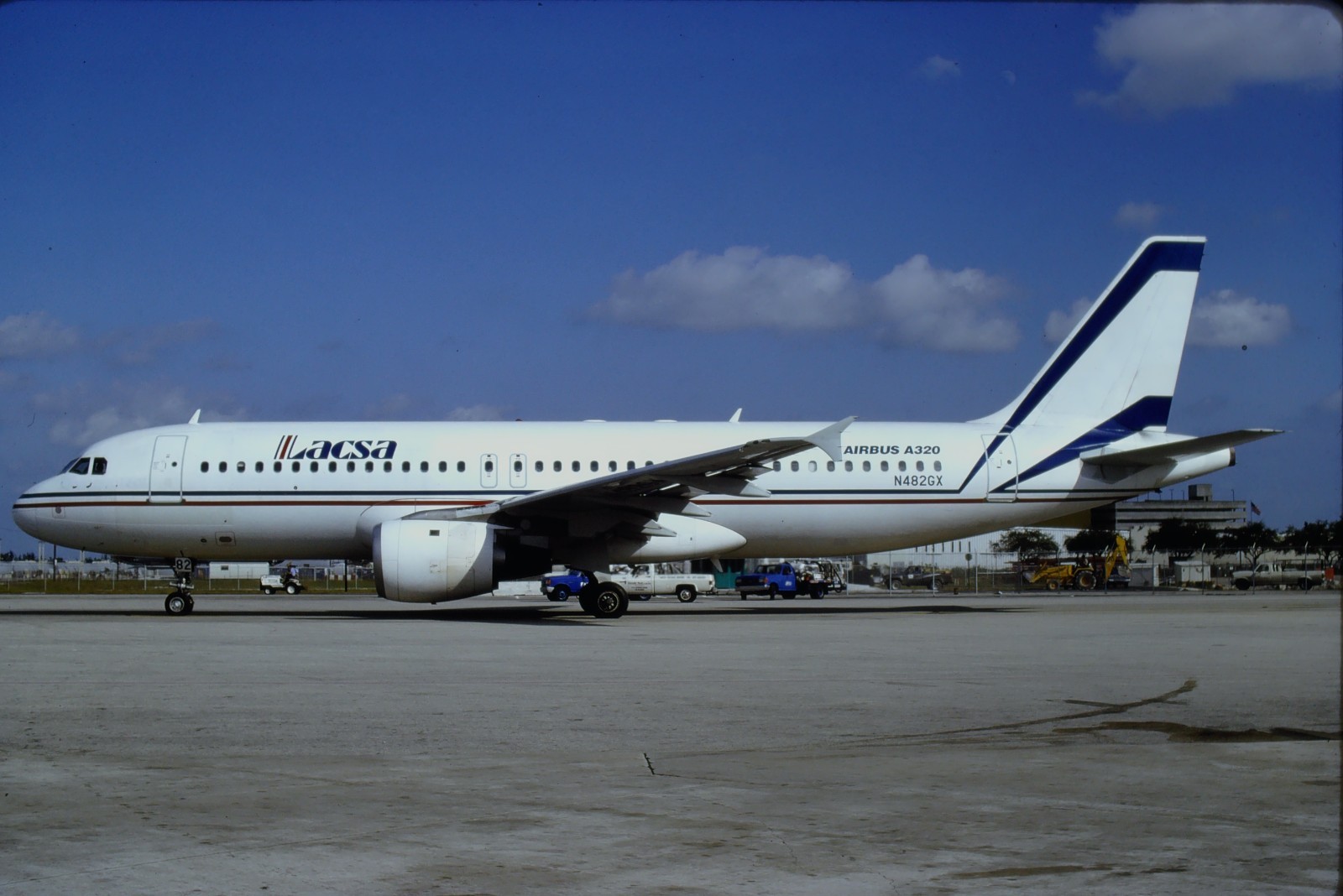 RH520_N482GX_LACSA_A320-212_1991 - ORIGINAL KODAK SLIDE RH520_N482GX_LACSA_A320-212_1991 - ORIGINAL KODAK SLIDE