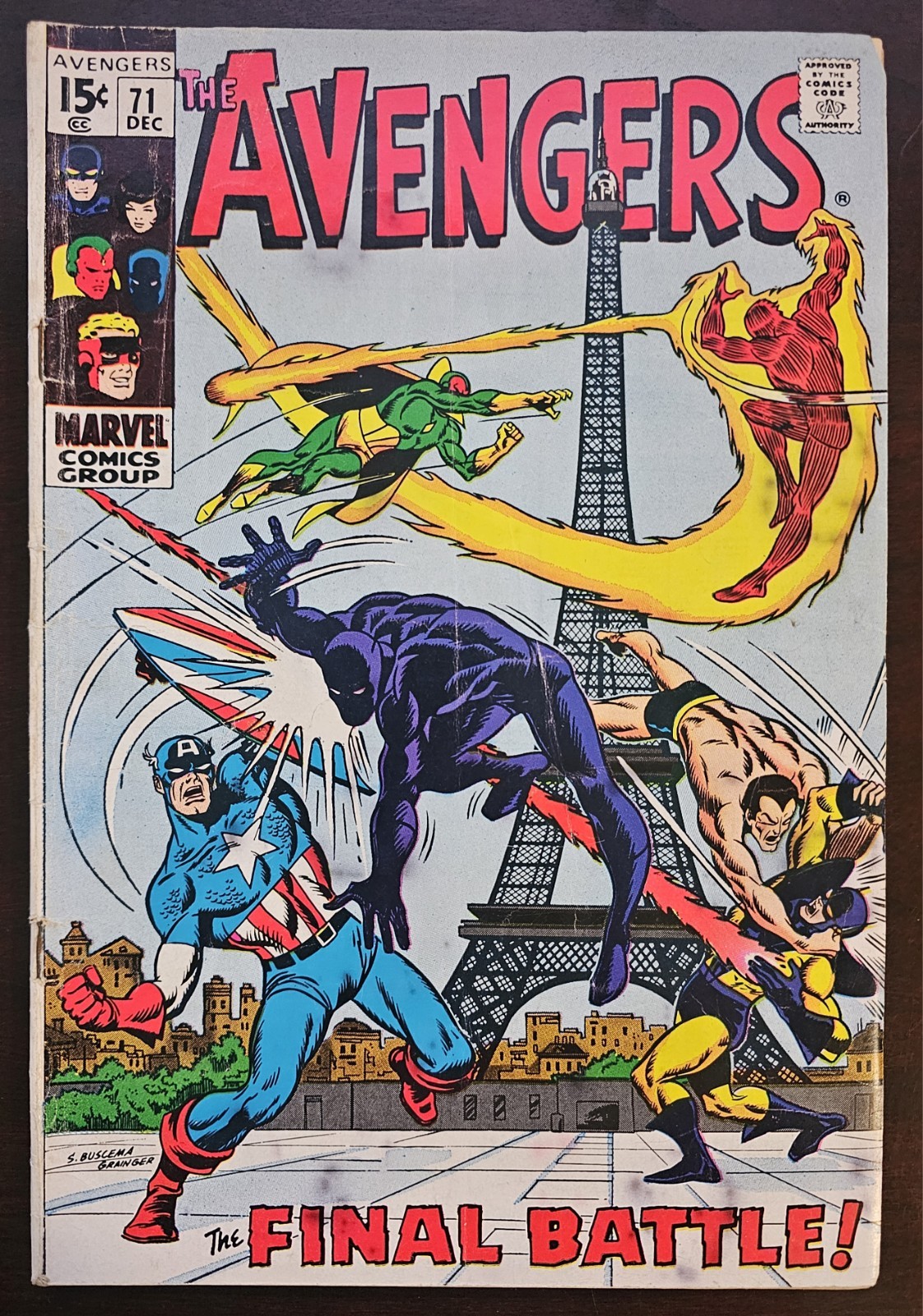 Avengers #71 (1969) VG/FN 1st App. of Invaders The Final Battle Captain America Avengers #71 (1969) VG/FN 1st App. of Invaders The Final Battle Captain America