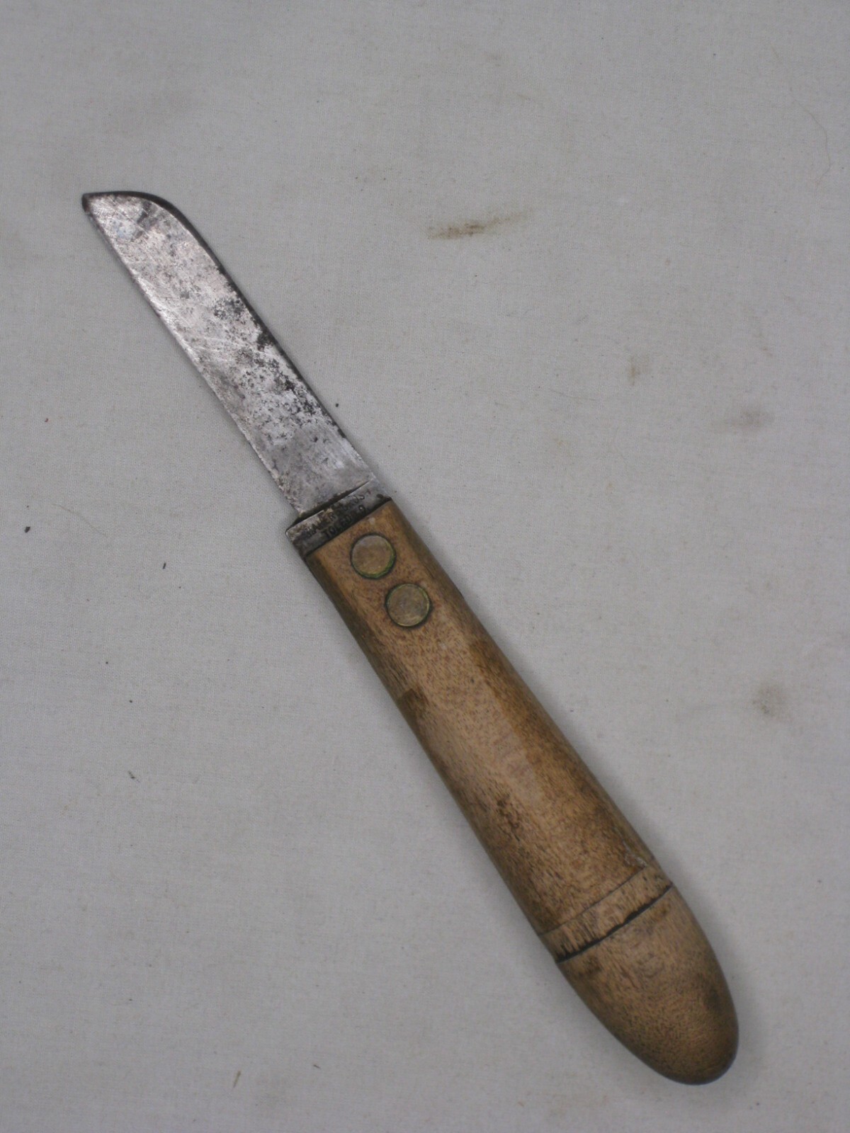 vintage antique Maher Grosh fixed blade paring parer knife utility cutlery vintage antique Maher Grosh fixed blade paring parer knife utility cutlery
