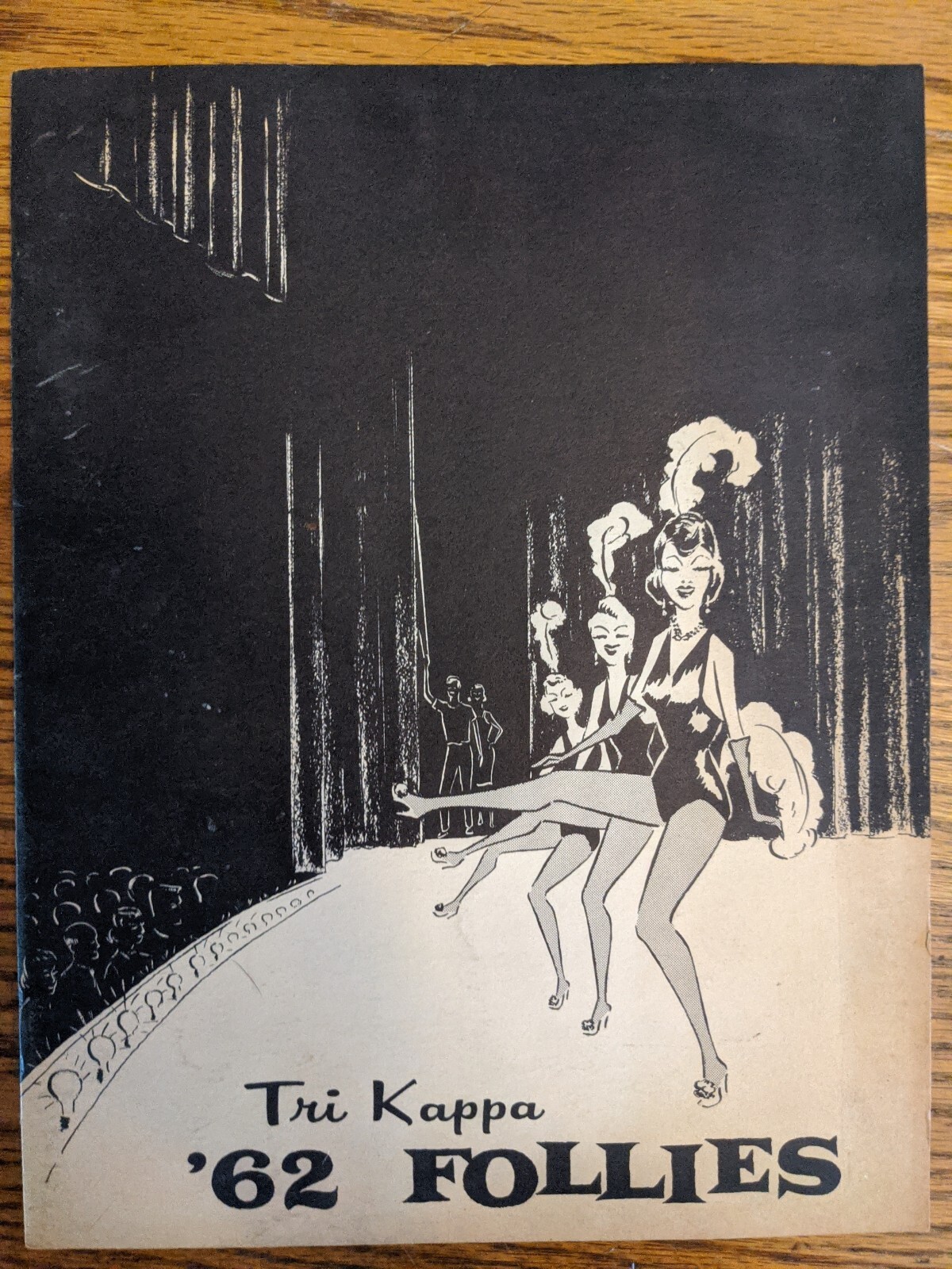 1962 INDIANA UNIVERSITY HOOSIERS TRI KAPPA '6$ FOLLIES MAGAZINE RARE VTG