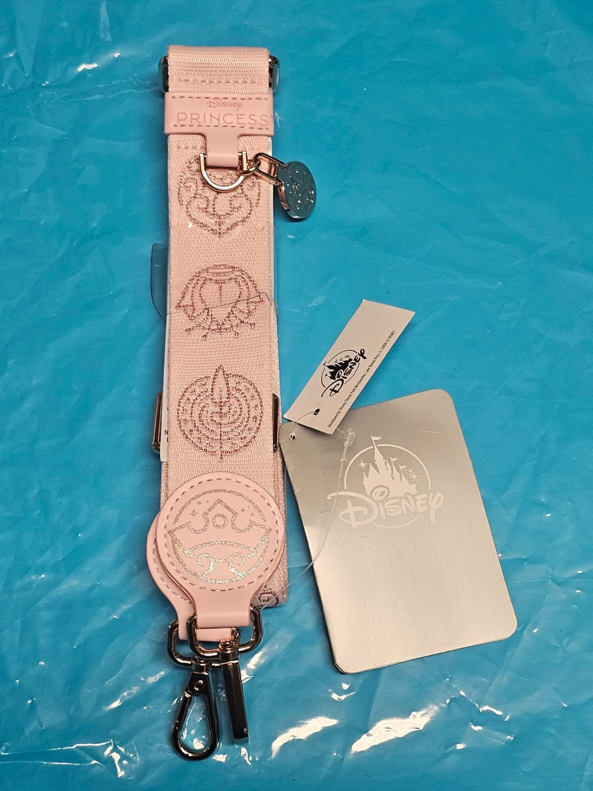 2026 Disney Parks Build A Bag Princess Pink Bag Strap New