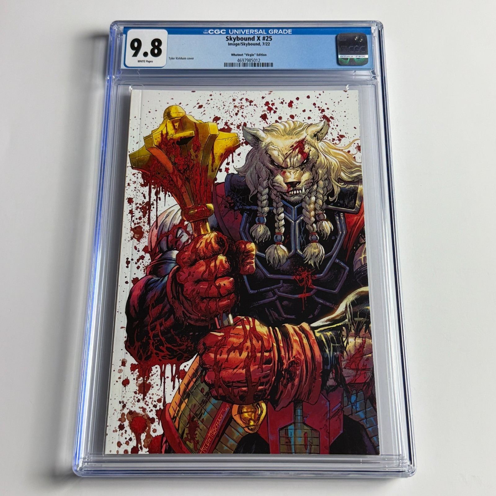 Skybound X #25 CGC 9.8 Tyler Kirkham Whatnot Virgin Invincible Battle Beast