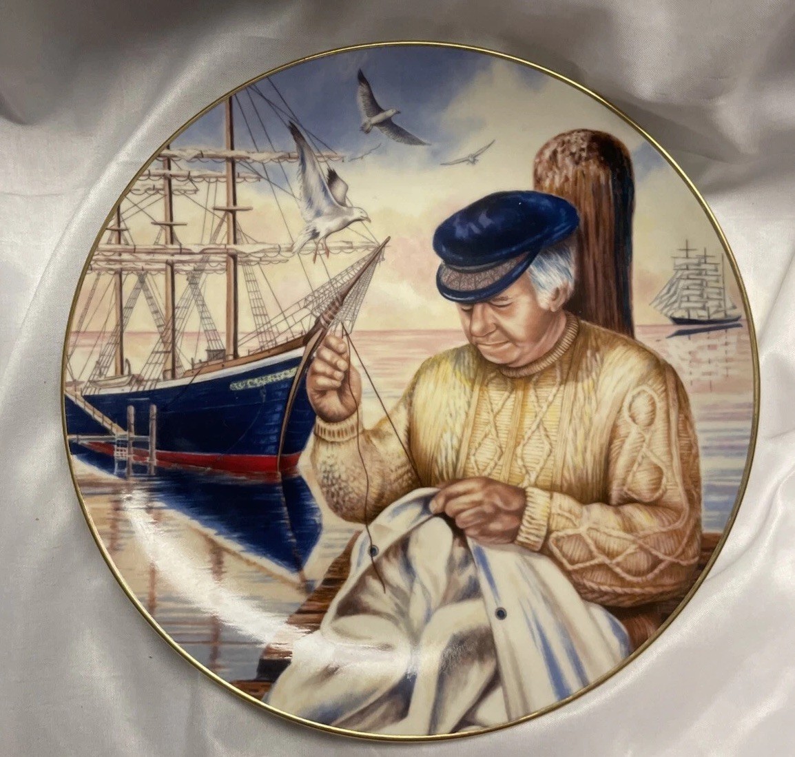 American Heritage Fine China Plate The Sail Maker By Ray Orosz 181 Of 5000 8.5” American Heritage Fine China Plate The Sail Maker By Ray Orosz 181 Of 5000 8.5”