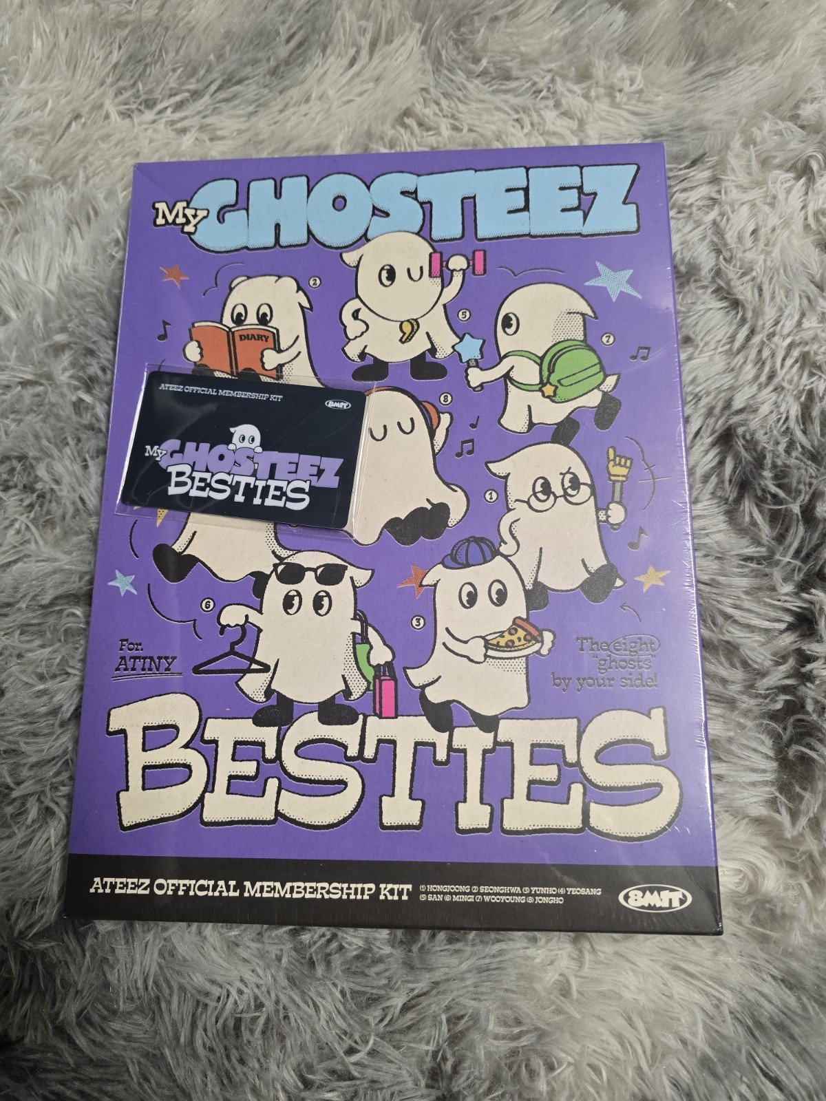 ATEEZ Official Membership Kit ATINY 5th Generation My GHOSTEEZ Besties SEALED ATEEZ Official Membership Kit ATINY 5th Generation My GHOSTEEZ Besties SEALED