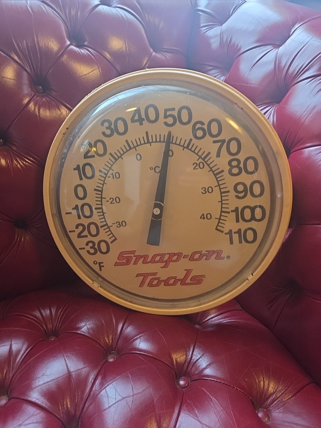 Vintage 1970s Snap-on Tools Thermometer 14\ Vintage 1970s Snap-on Tools Thermometer 14\