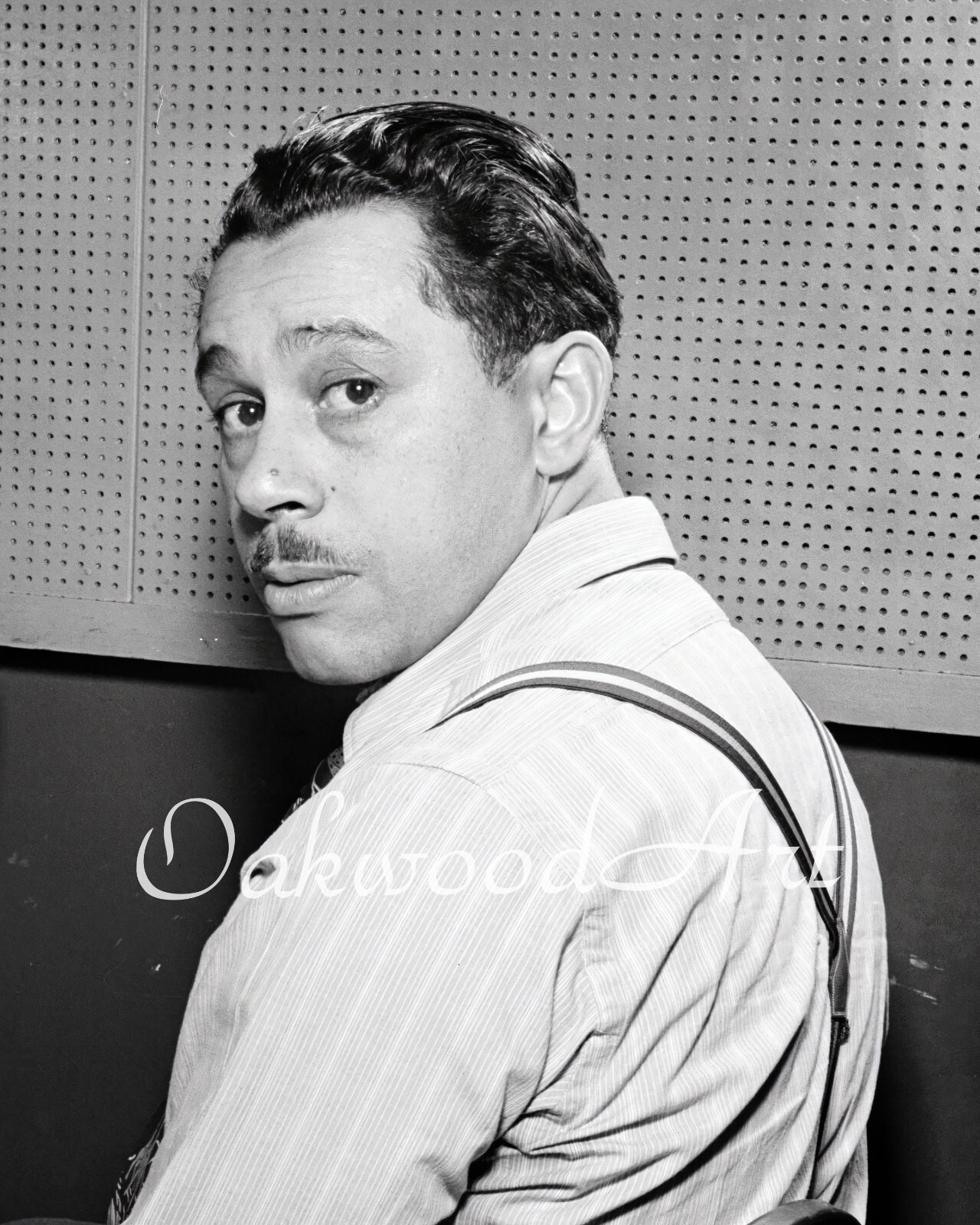 CAB CALLOWAY Looking Over His Shoulder c1940s, Jazz Icon, Vintage Photo Reprint