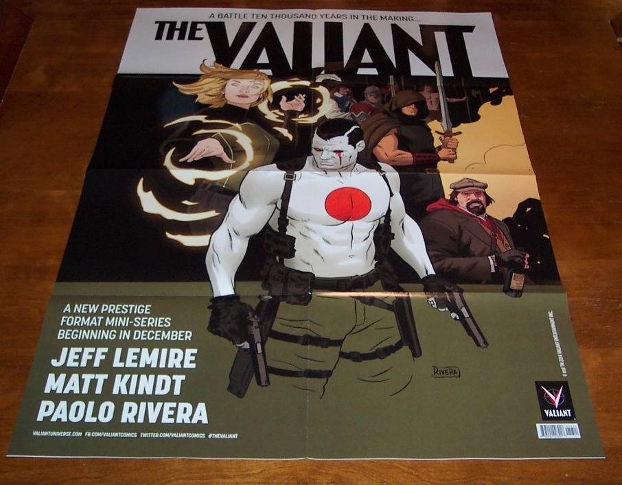 THE VALIANT BLOODSHOT Archer & Armstrong  PROMO POSTER NEW 24\