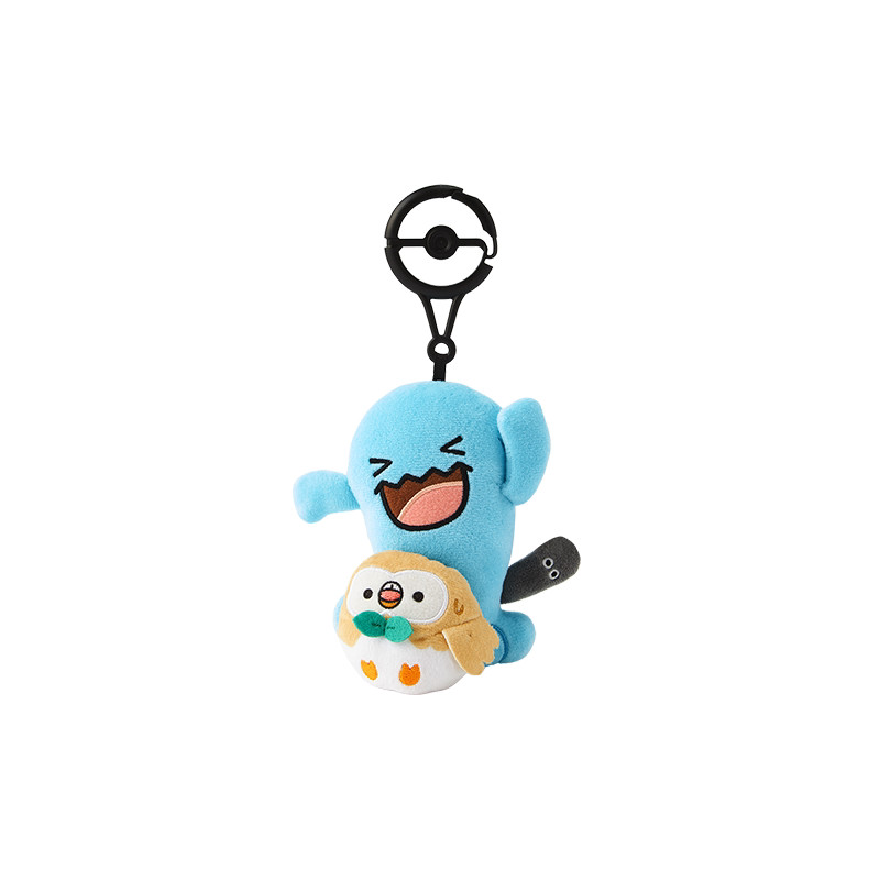 Genuine PC Center Escape Series Rowlet Wobbuffet Plush Pendant Key-chain Gift Genuine PC Center Escape Series Rowlet Wobbuffet Plush Pendant Key-chain Gift