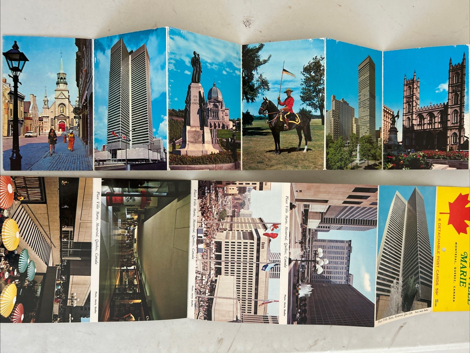 Vintage Detachable Canadian Postcards Set Of 12 Montreal 