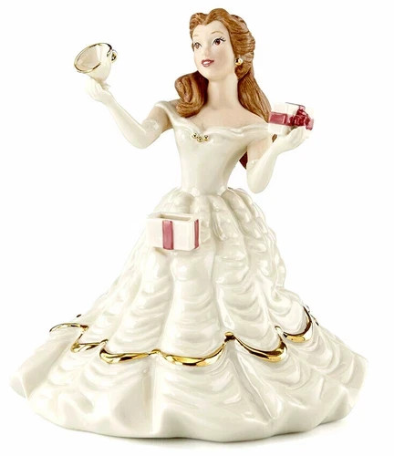 Lenox Belle\'s Birthday Surprise Beauty And The Beast Figurine NIB/COA πππ₯³ Lenox Belle\'s Birthday Surprise Beauty And The Beast Figurine NIB/COA πππ₯³