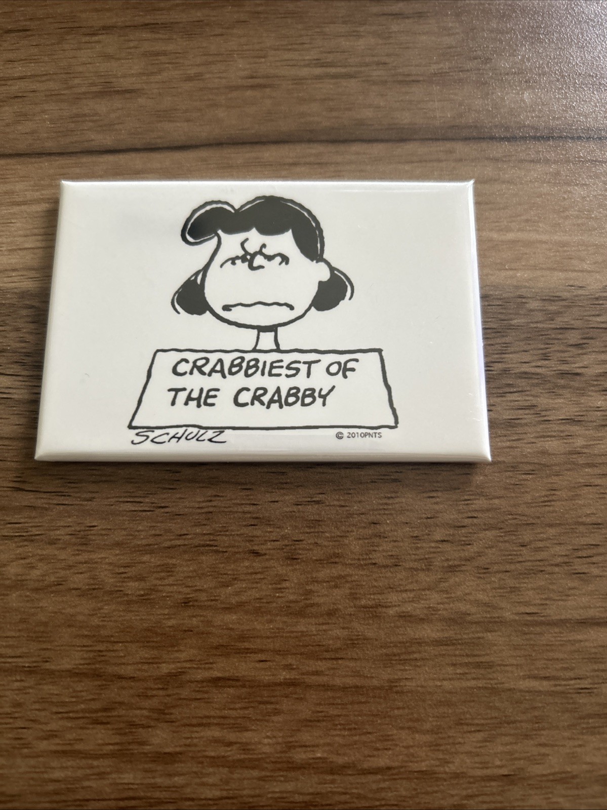 Peanuts Lucy Crabbiest Of The Crabby Magnet Vintage