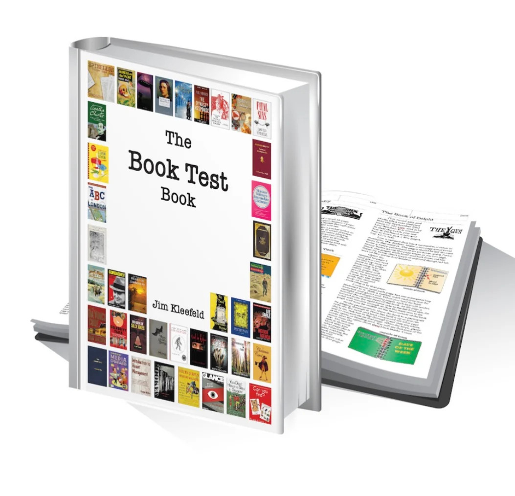 The Book Test Book by Jim Kleefeld - The definitive book on book tests.