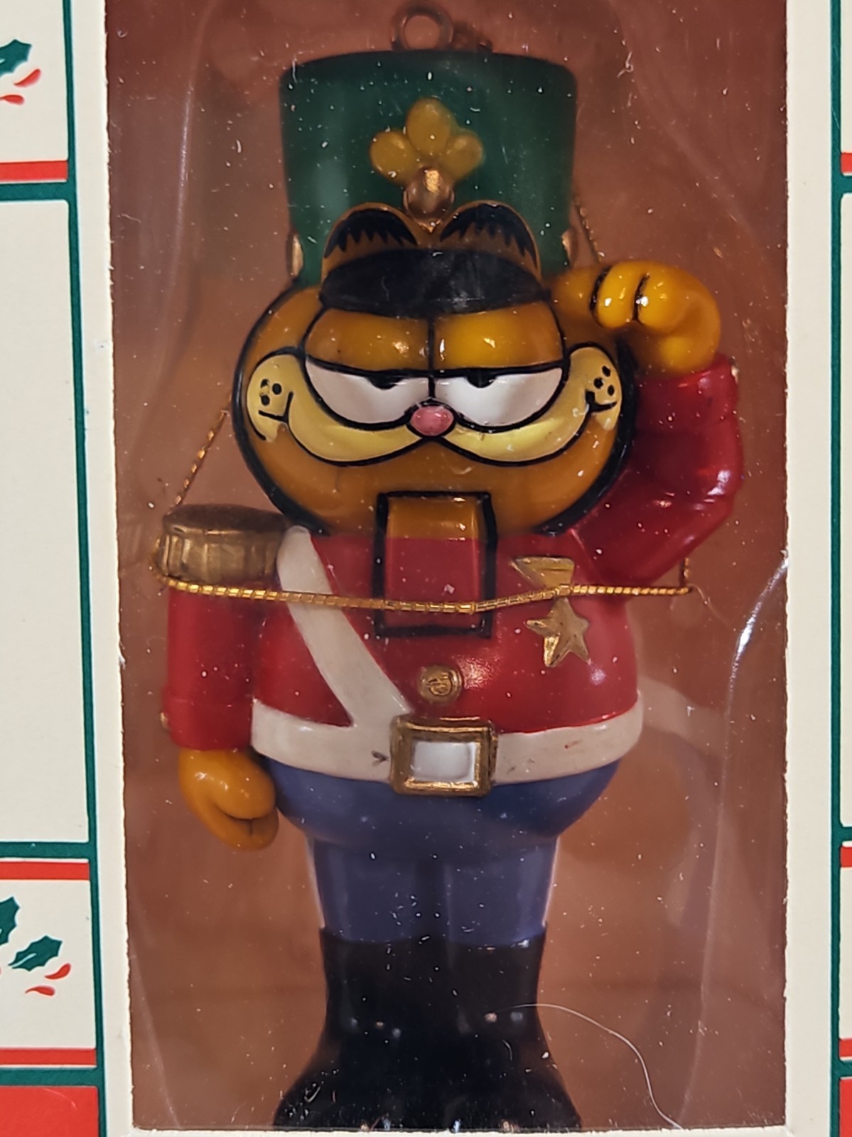 NEW Vintage Enesco Garfield Nutcracker Holiday Ornament Treasury of Christmas