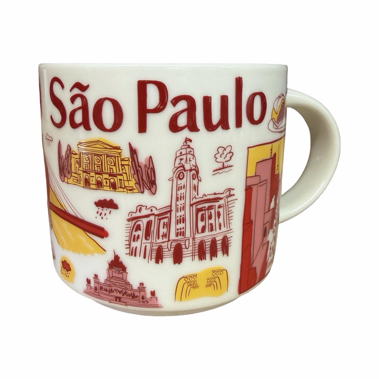 Starbucks Been There Series Across the Globe Collection Sao Paulo 14 Oz Mug