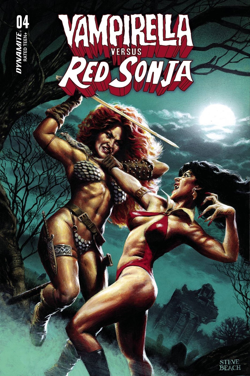 VAMPIRELLA VS RED SONJA 4 CVR C BEACH (DYNAMITE) 11623 - 6 1 3 5 2 4