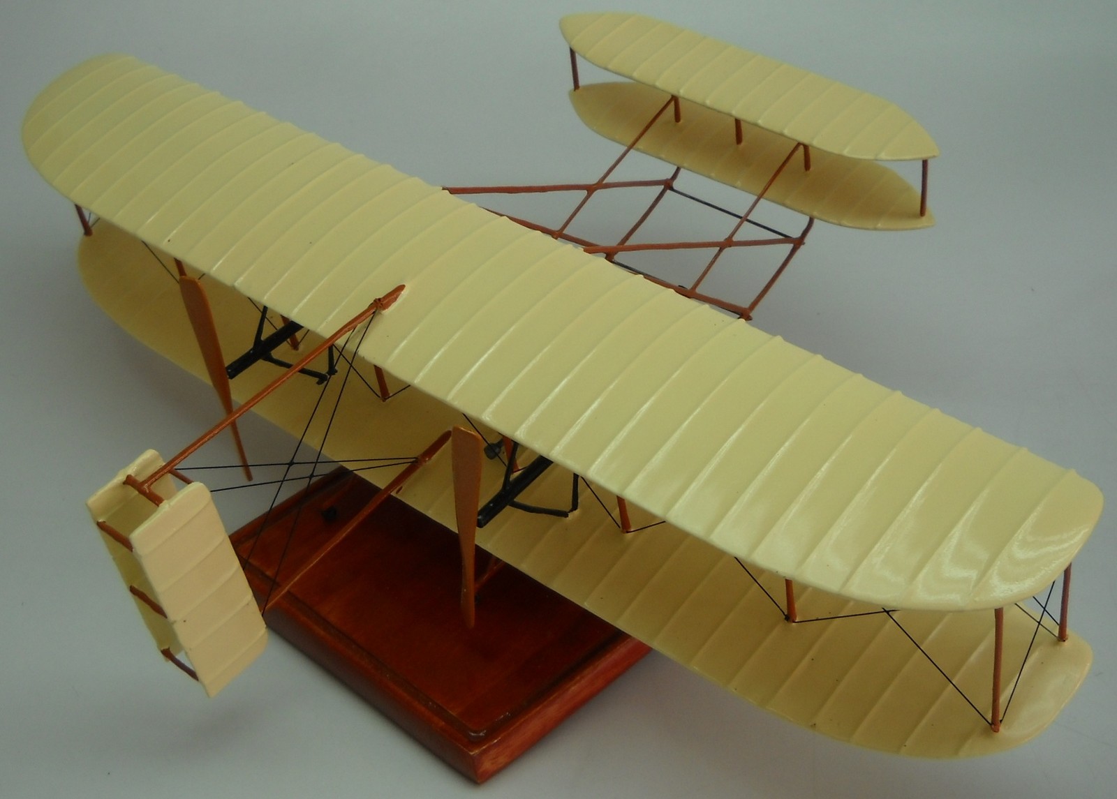 Flyer-III Wright Flyer Biplane Airplane Desk Wood Model Small New
