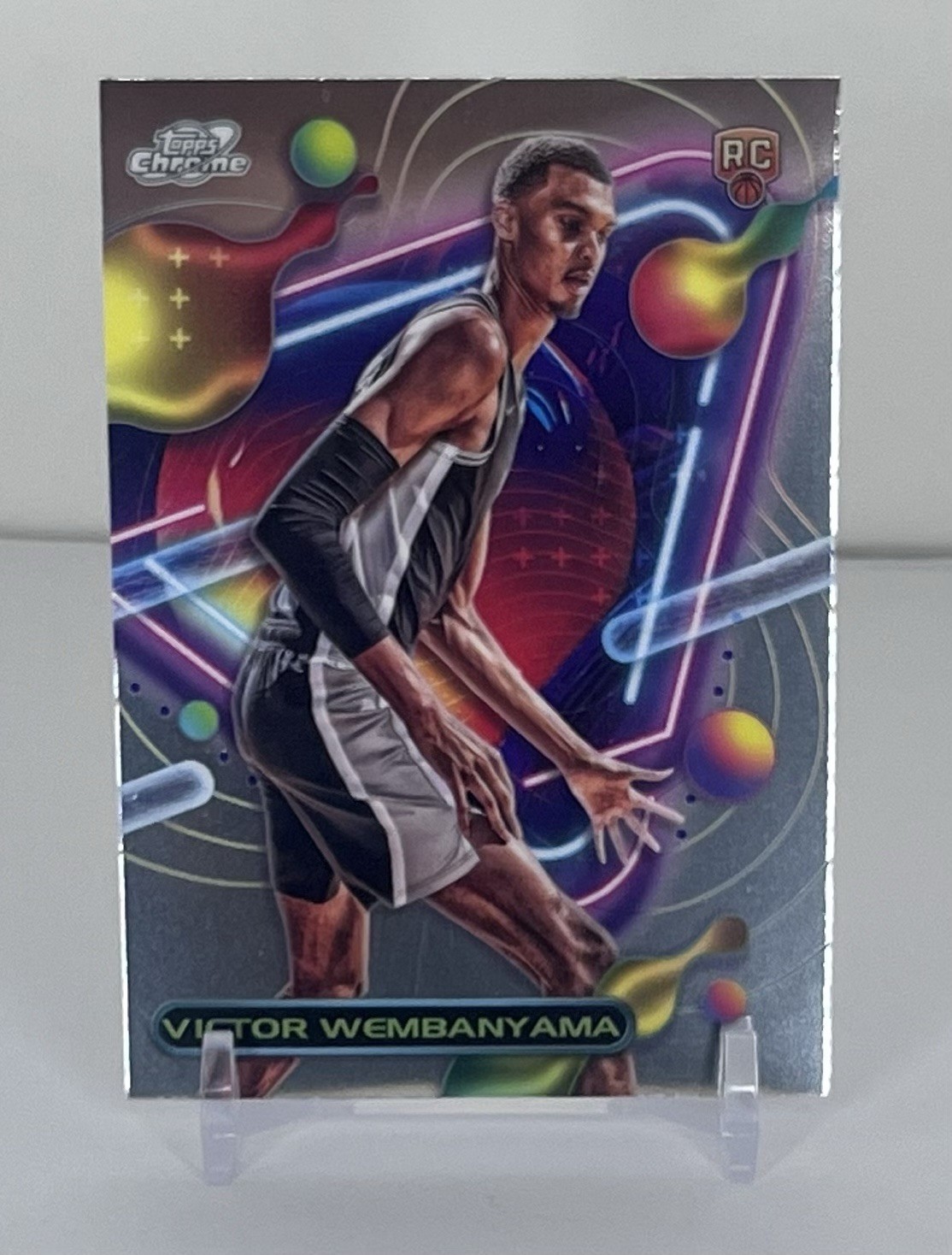 Victor Wembanyama 2023-24 Topps Chrome Cosmic RC Rookie Card Spurs #151