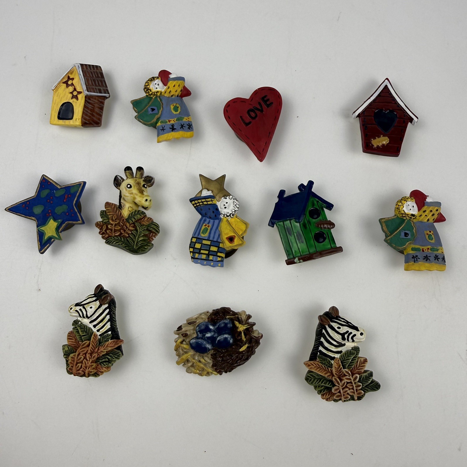 Vintage Quacker Factory Button Covers lot of 12 Mixed