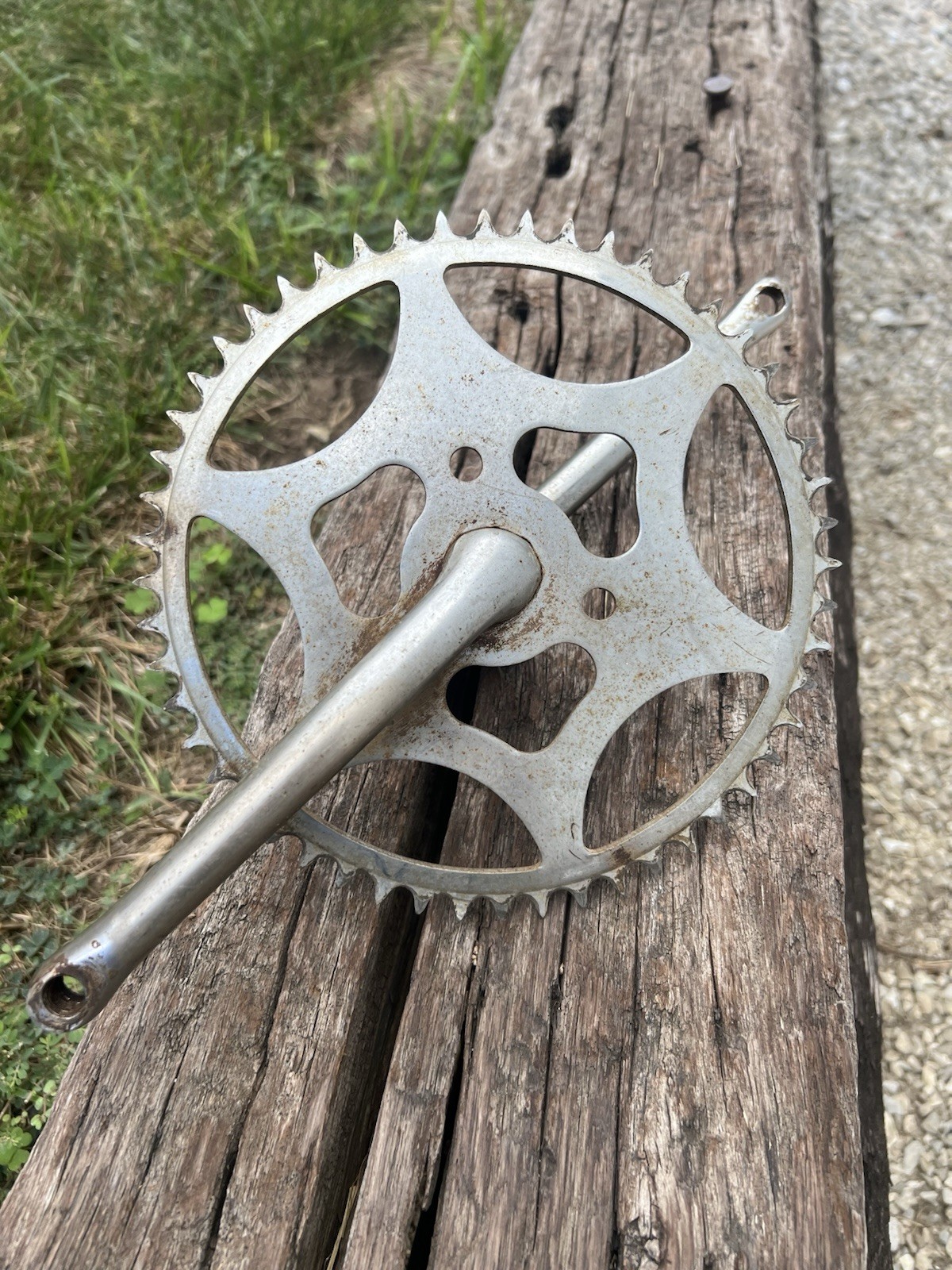 1950s Schwinn Phantom Chainring / Sprocket Cranks Bottom Bracket Original