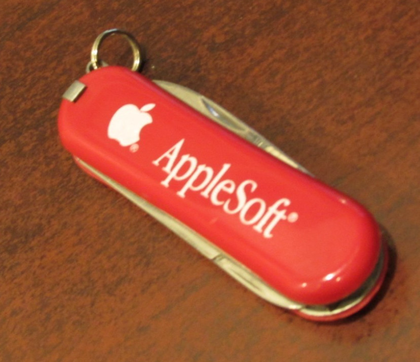 Vintage AppleSoft Advertising Pocket Knife - Apple Computer Software