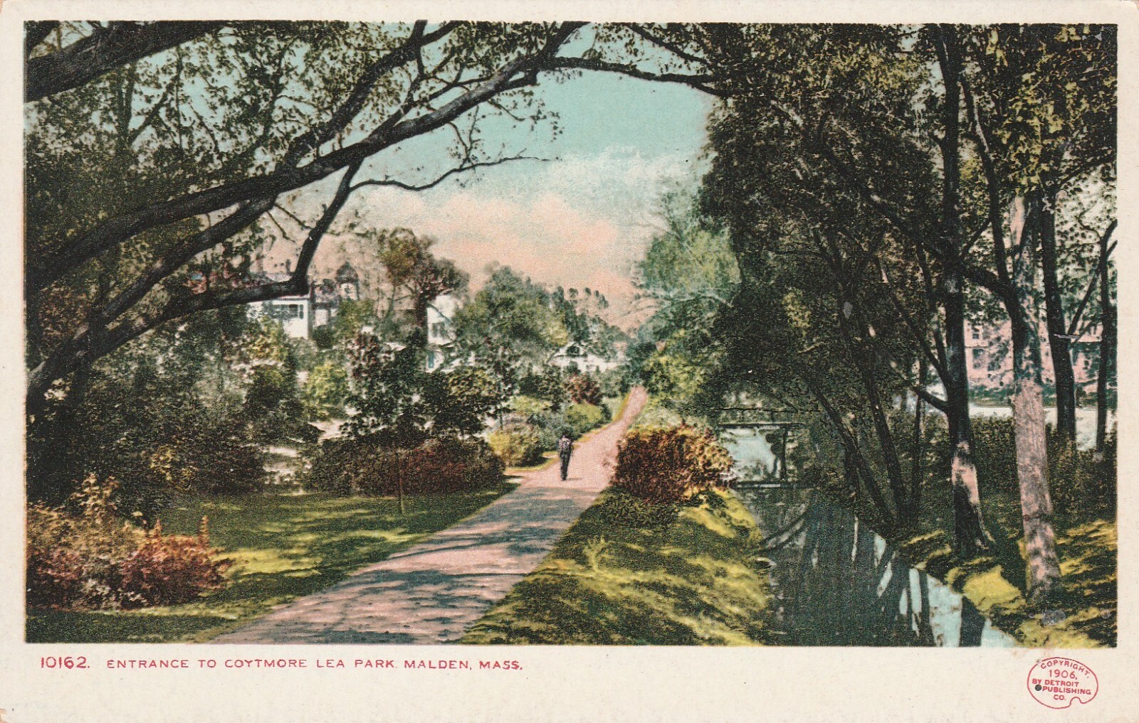 Malden Massachusetts Antique Postcard Entrance To Coytmore Lea Park Malden Massachusetts Antique Postcard Entrance To Coytmore Lea Park