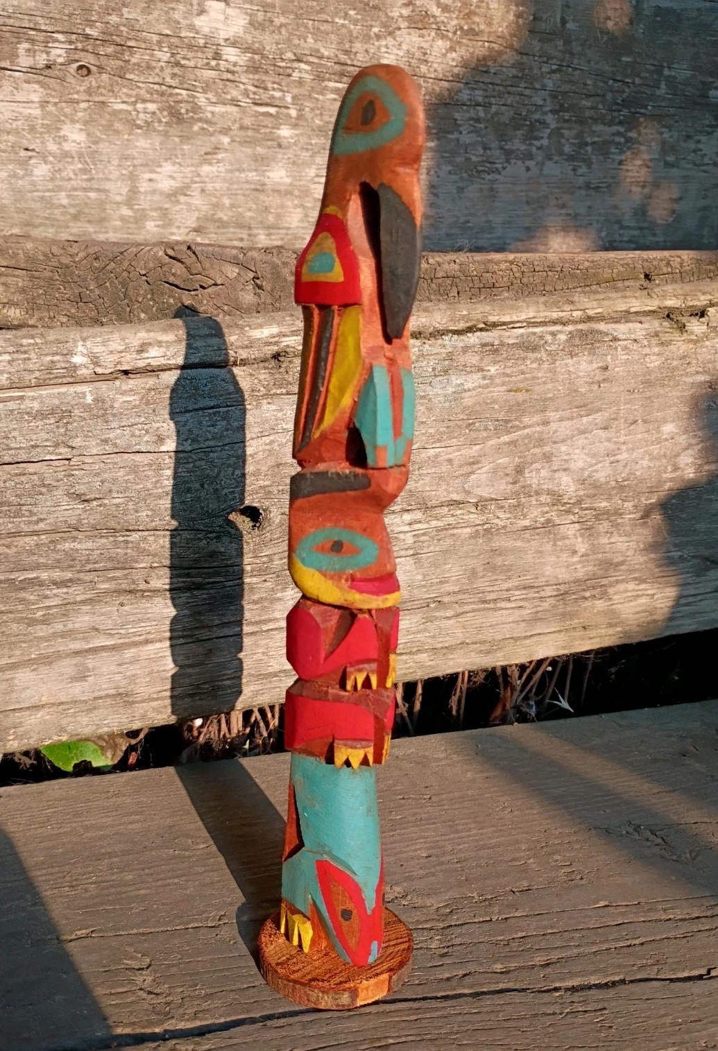 Totem Pole Northwest Coast Antique Nootka Native American Skagway Alaska Totem Pole Northwest Coast Antique Nootka Native American Skagway Alaska