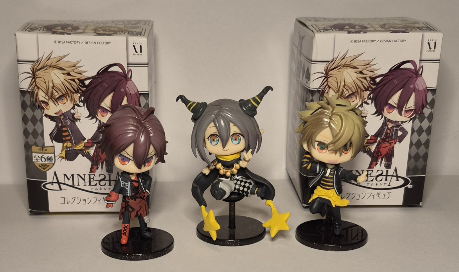Amnesia Collection Figure Lot Of 3 Shin, Orion and Toma *2.5 Inches Tall*
