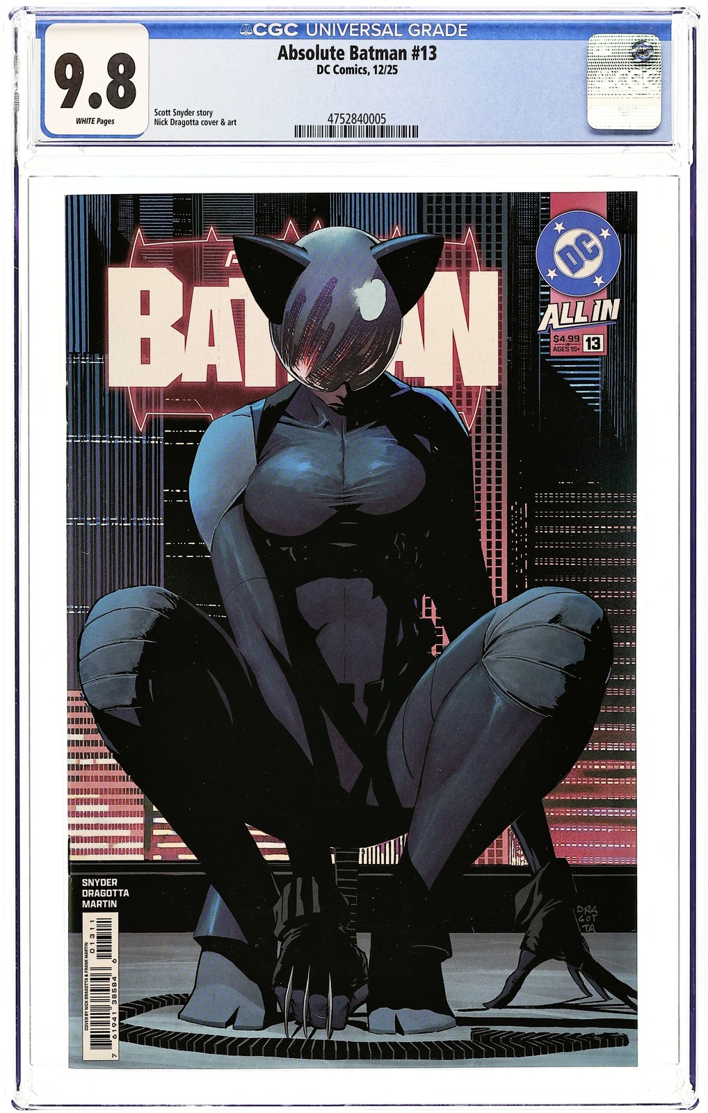 Absolute Batman #13A CGC 9.8 2025 4752840005