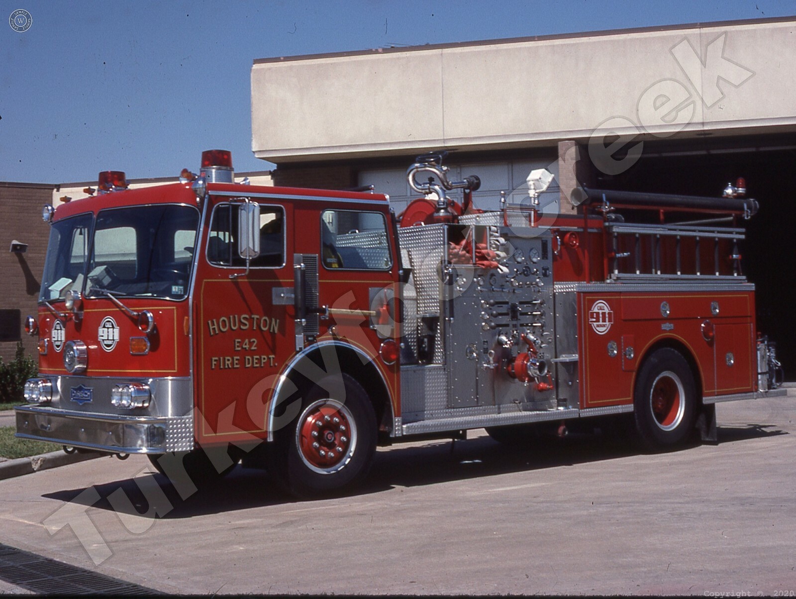 1984 Houston,TX Fire Truck E42 9\
