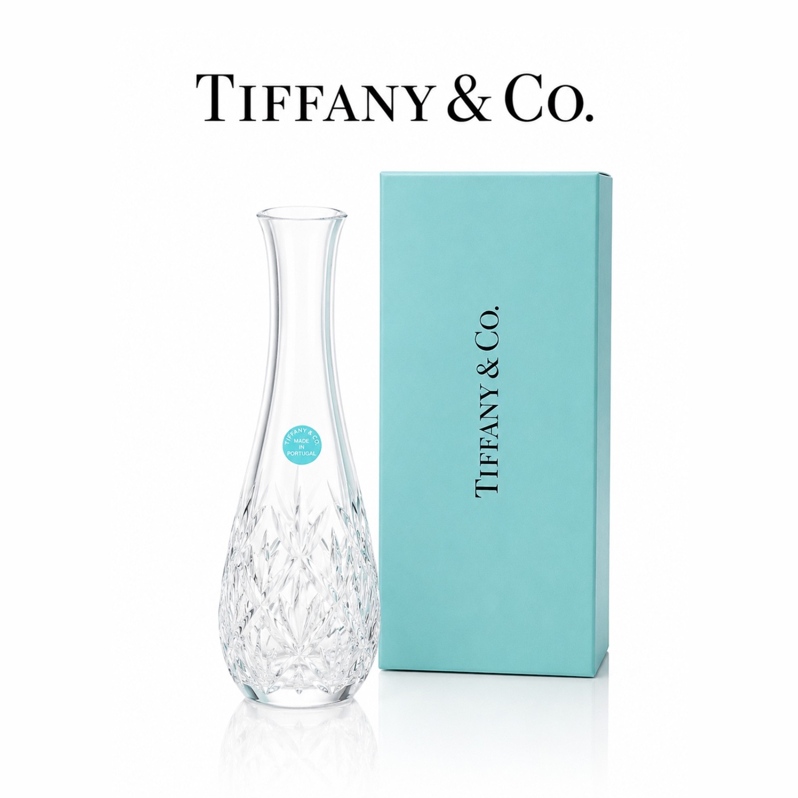NEW Tiffany & Co Sybil Crystal Bud Vase Vintage Sybil Retired 8in NEW IN BOX NEW Tiffany & Co Sybil Crystal Bud Vase Vintage Sybil Retired 8in NEW IN BOX