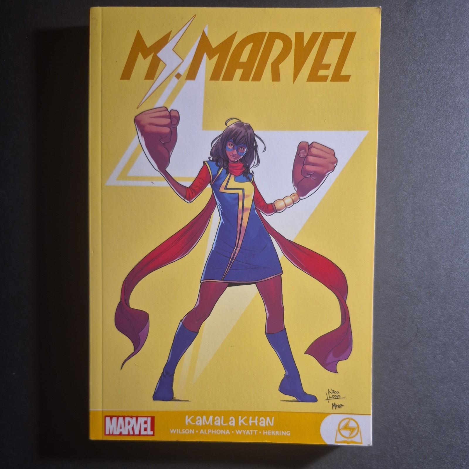 Ms. Marvel Kamala Khan Marvel Graphic Novel Comic Book