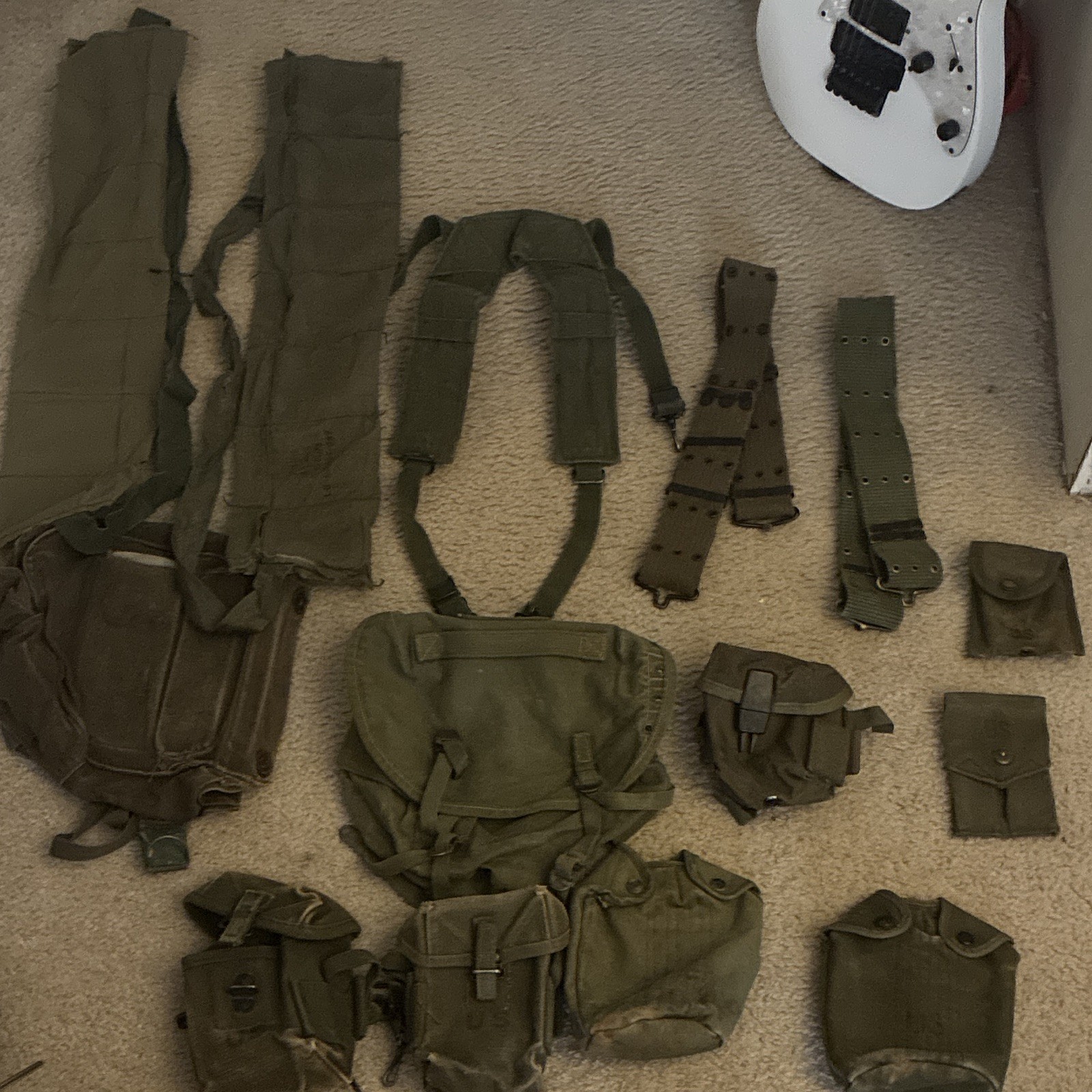 Vietnam War m56 gear full set ALL ORIGINAL Vietnam War m56 gear full set ALL ORIGINAL