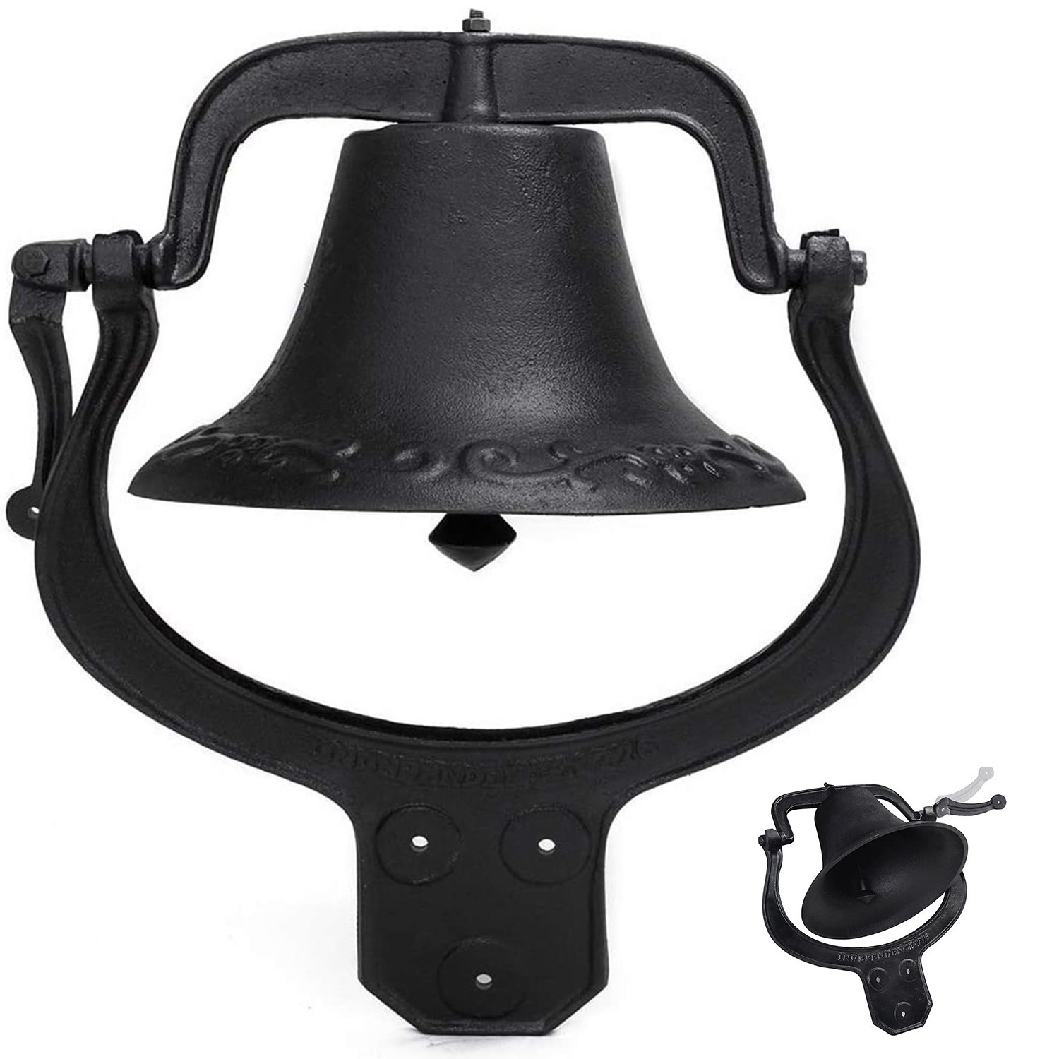 Large Church Cast Iron Dinner BELL 24X22 Large Church Cast Iron Dinner BELL 24X22