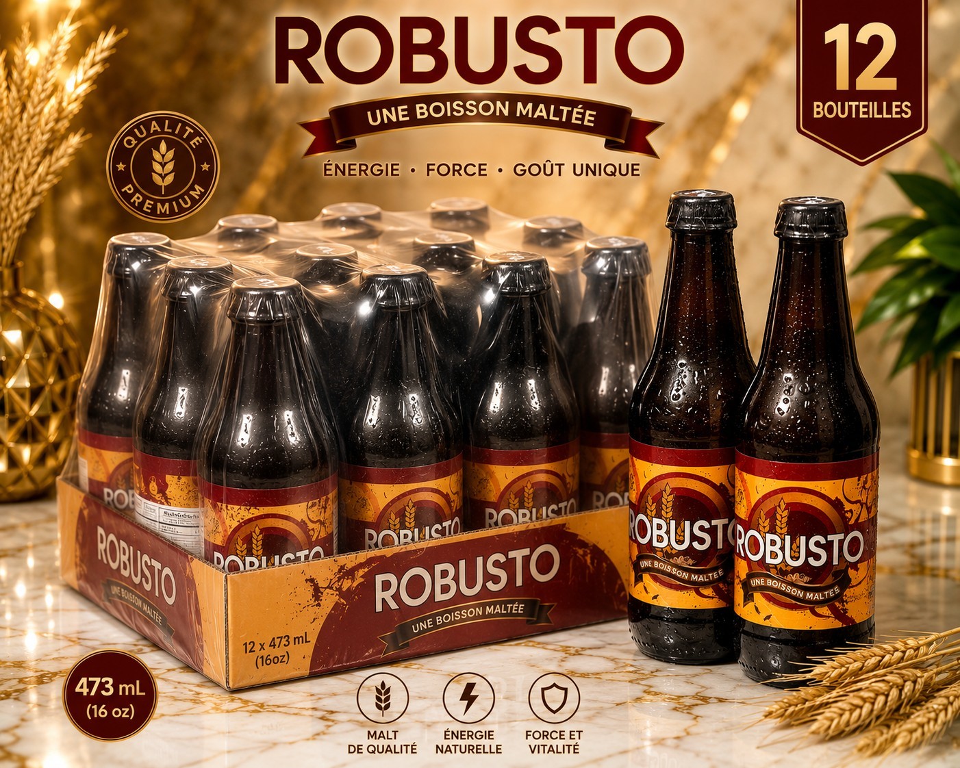 Robusto Energy Drink Pack Of 12 Robusto Energy Drink Pack Of 12