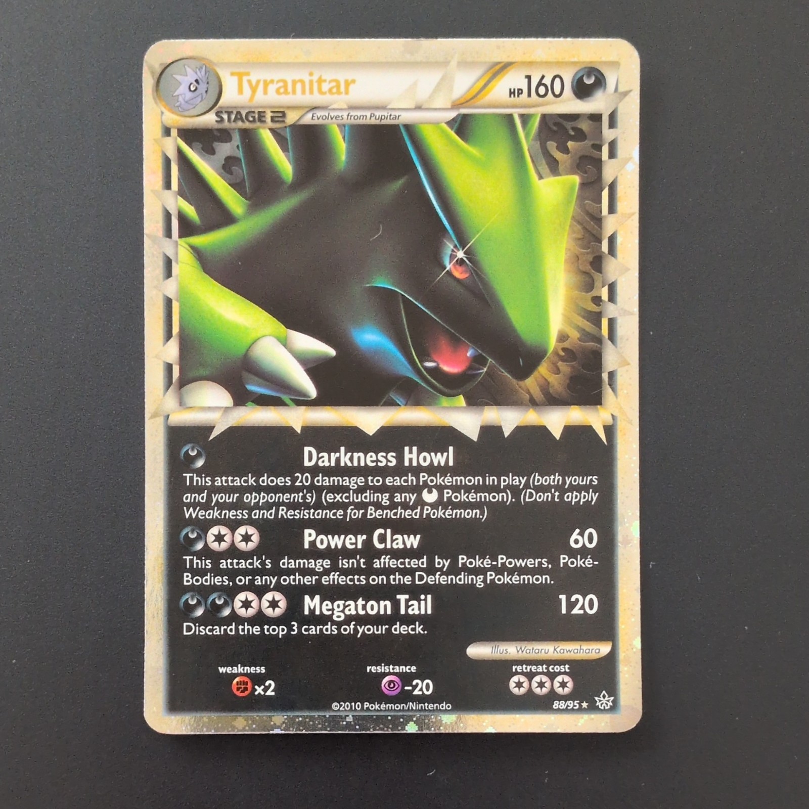 Pokémon TCG Tyranitar Prime Unleashed Card 88/95 HGSS Excellent Pokémon TCG Tyranitar Prime Unleashed Card 88/95 HGSS Excellent
